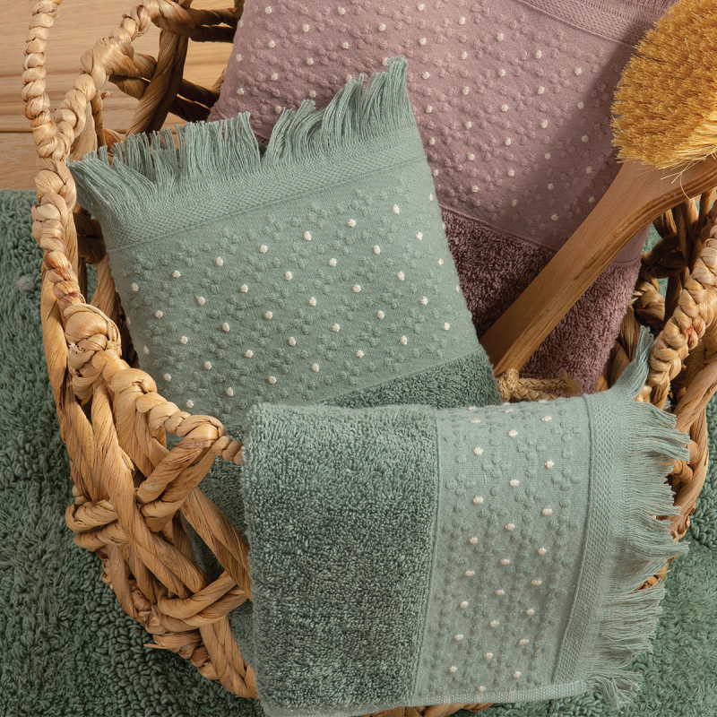 Πετσέτα Προσώπου (50x90) Nef-Nef Homeware Premium Zasmen Green 500gsm