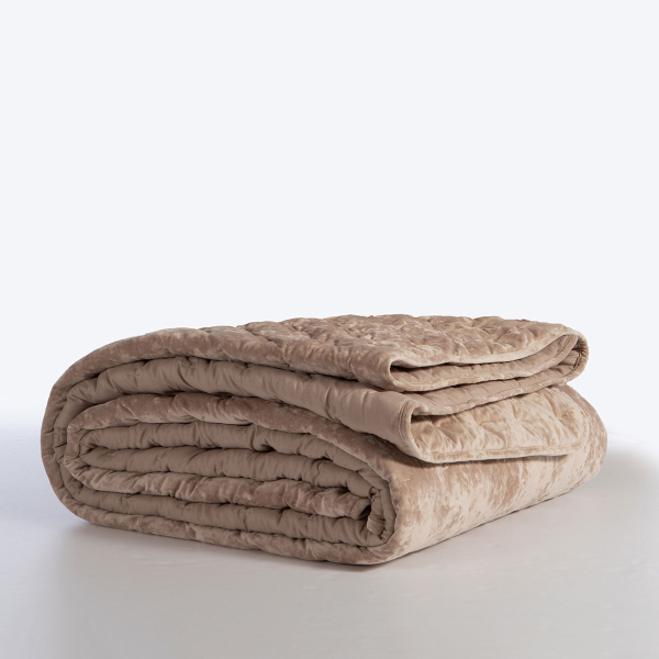 Λεπτό Πάπλωμα Βελουτέ Υπέρδιπλο (230x240) Nef-Nef Homeware Premium Priver Beige