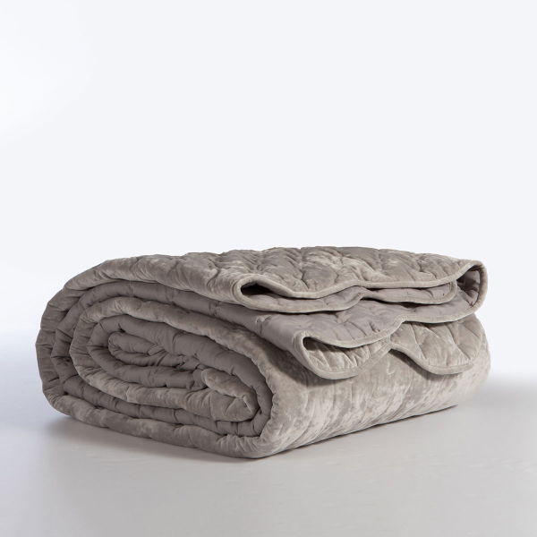 Λεπτό Πάπλωμα Βελουτέ Υπέρδιπλο (230x240) Nef-Nef Homeware Premium Priver Grey