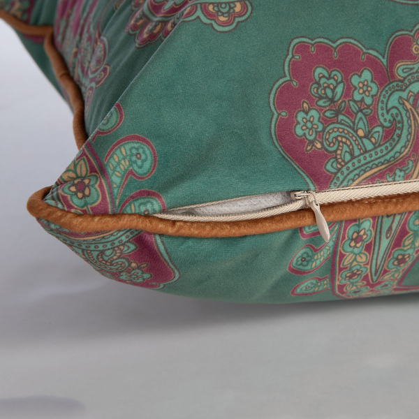 Διακοσμητικό Μαξιλάρι Βελουτέ (35x50) Nef-Nef Homeware Ladova Petrol