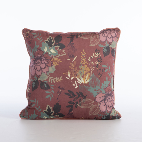 Διακοσμητικό Μαξιλάρι Βελουτέ (45x45) Nef-Nef Homeware Optasia Bordo