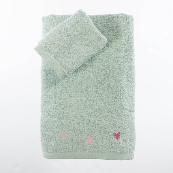 Βρεφικές Πετσέτες (Σετ 2τμχ) Nef-Nef Homeware Junior Hearts Attack 420gsm