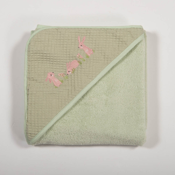 Βρεφική Κάπα (75x75) Nef-Nef Homeware Baby Country Bunny
