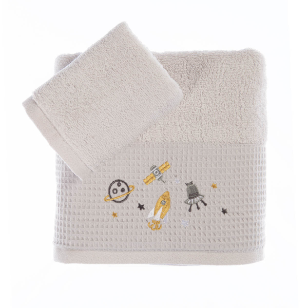 Βρεφικές Πετσέτες (Σετ 2τμχ) Nef-Nef Homeware Baby My Universe 420gsm