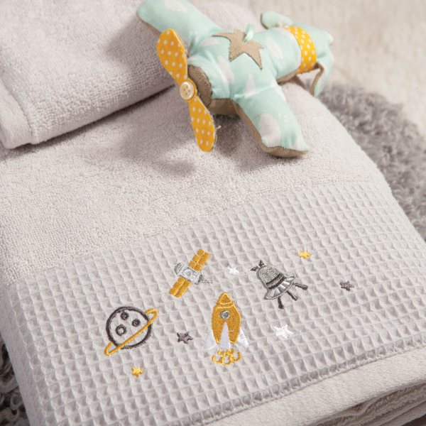 Βρεφικές Πετσέτες (Σετ 2τμχ) Nef-Nef Homeware Baby My Universe 420gsm