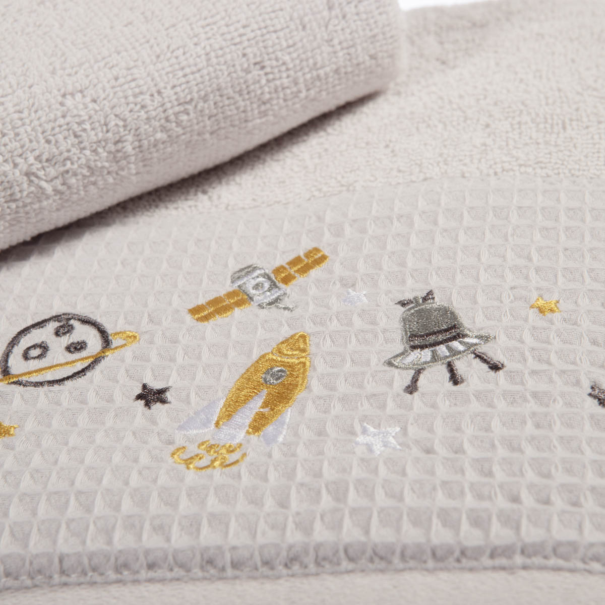Παιδικές Πετσέτες (Σετ 2Τμχ) Nef-Nef Homeware Baby My Universe 420Gsm Home Βρεφικά Προίκα Μωρού - Βρεφικές Spitishop
