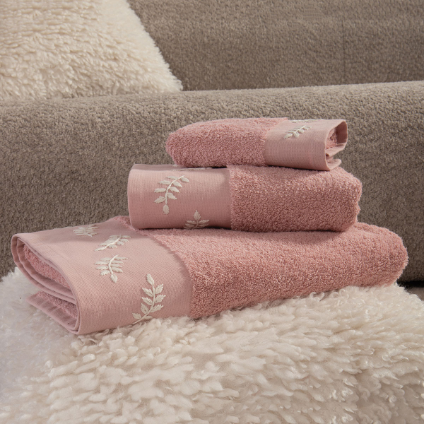 Πετσέτες Μπάνιου (Σετ 3τμχ) Nef-Nef Homeware Amaranda Pink 500gsm