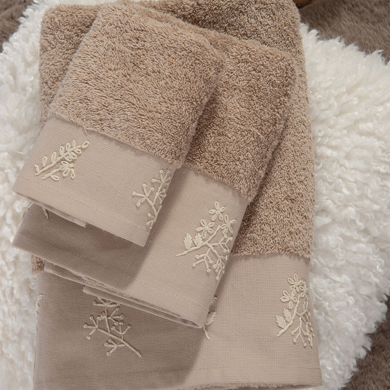 Πετσέτες Μπάνιου (Σετ 3τμχ) Nef-Nef Homeware Perfection Beige 500gsm