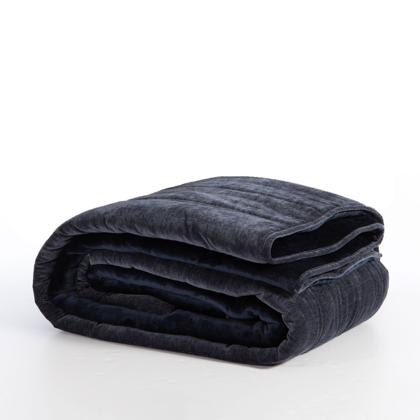 Κουβερτοπάπλωμα Υπέρδιπλο (240x220) Nef-Nef Homeware Premium Vania Blue/Black