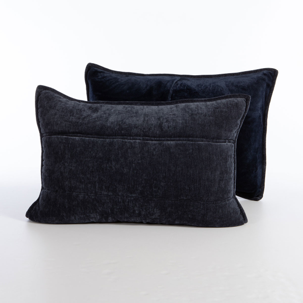 Ζεύγος Μαξιλαροθήκες (52x72) Nef-Nef Homeware Premium Vania Blue/Black