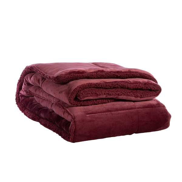 Κουβερτοπάπλωμα Μονό (160x220) Nef-Nef Homeware Singular Bordo