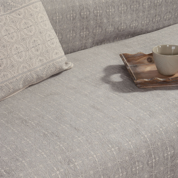 Ριχτάρι Καναπέ Τριθέσιου (170x300) Nef-Nef Homeware Jeneria Grey