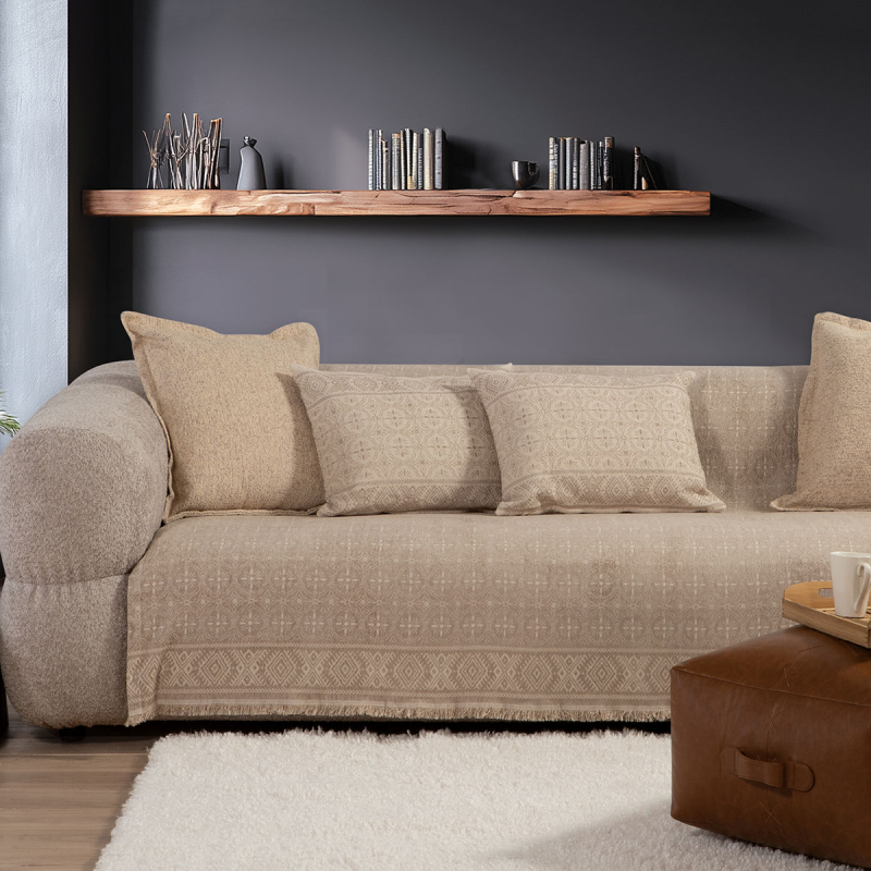 Ριχτάρι Καναπέ Τριθέσιου (170x300) Nef-Nef Homeware Jeneria Beige