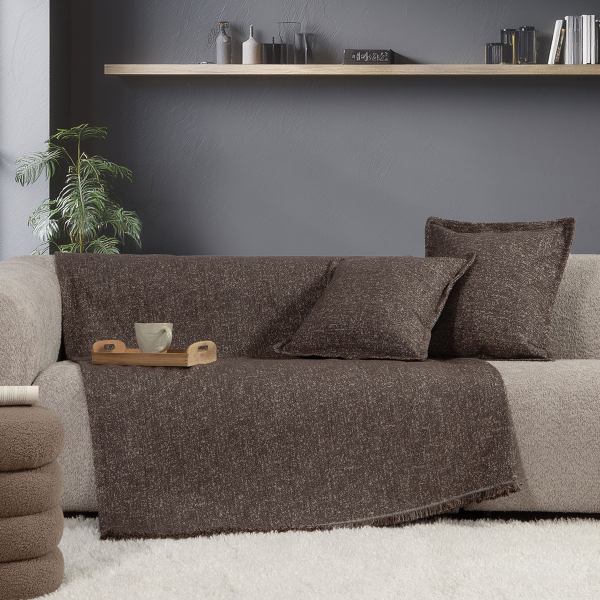 Ριχτάρι Καναπέ Διθέσιου (170x250) Nef-Nef Homeware Alamo 25 Brown