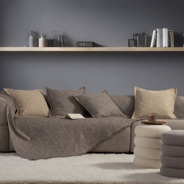 Ριχτάρι Καναπέ Τριθέσιου (170x300) Nef-Nef Homeware Alamo 25 Stone