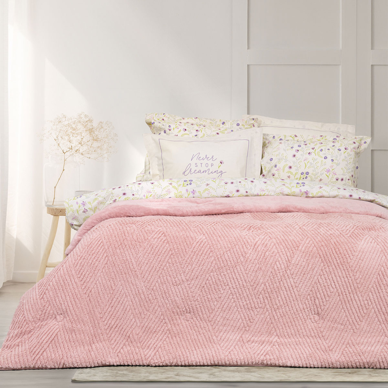 Κουβερτοπάπλωμα King Size (240x260) Nima Velva Rose