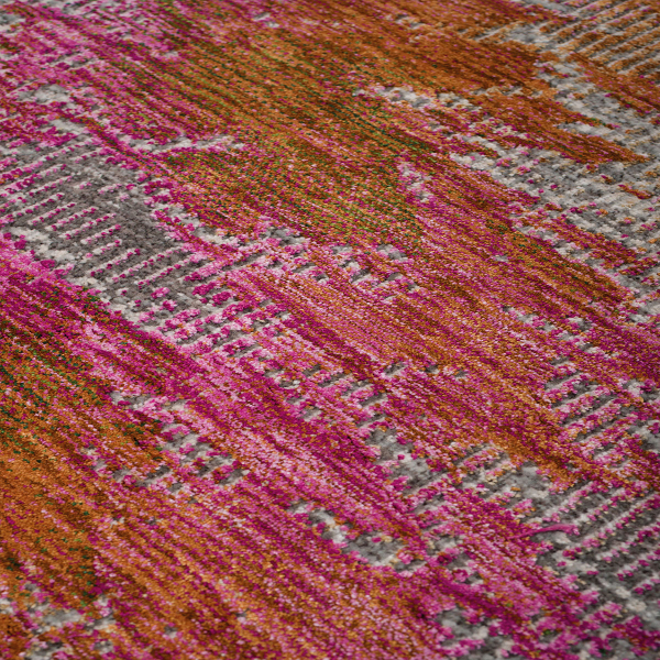 Χαλί (140x200) Βιοκαρπέτ Sonoro KI/01B L.Grey/Orange