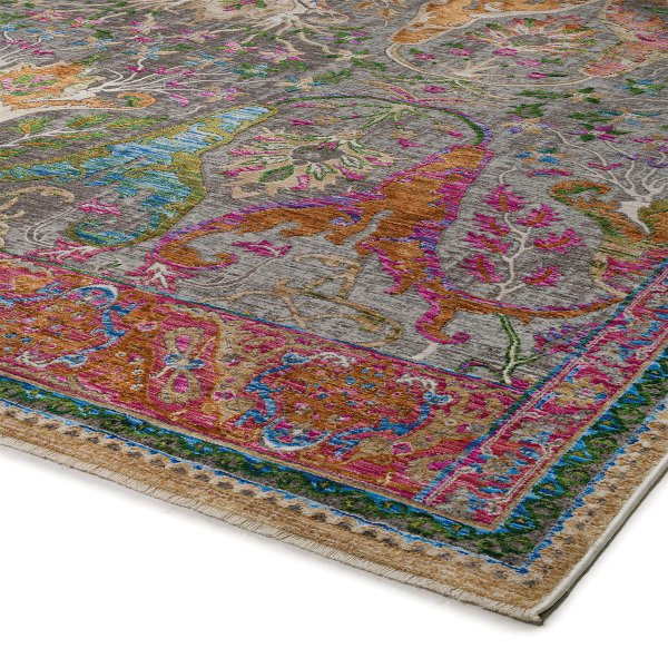 Χαλί (140x200) Βιοκαρπέτ Sonoro KH/86 /D.Grey/Fuxia