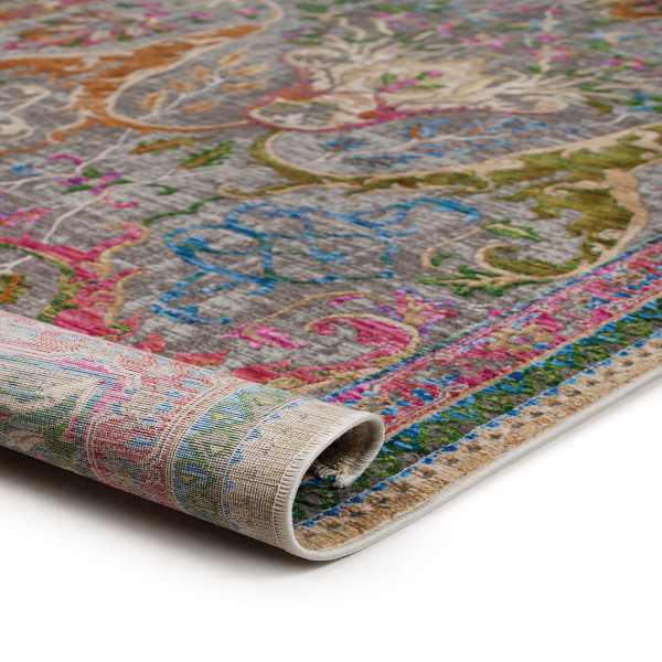 Χαλί (140x200) Βιοκαρπέτ Sonoro KH/86 /D.Grey/Fuxia