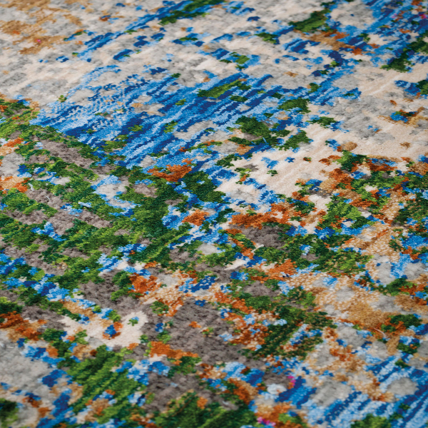 Χαλί (160x230) Βιοκαρπέτ Sonoro KI/30A L.Grey/Blue