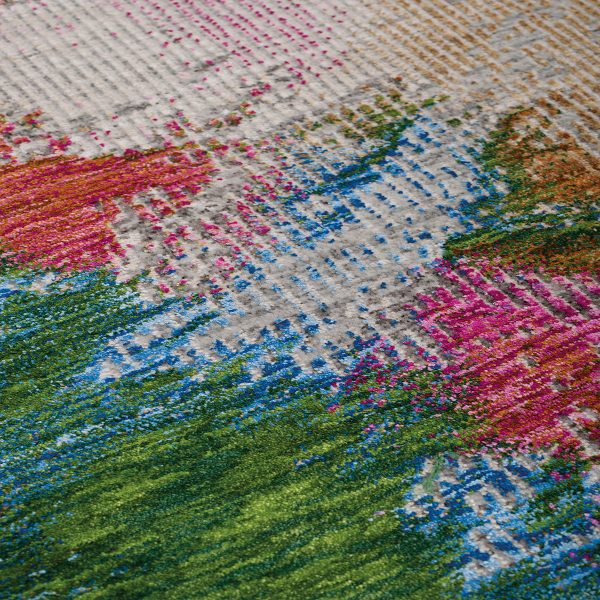 Χαλί (200x250) Βιοκαρπέτ Sonoro KI/01B L.Grey/Orange