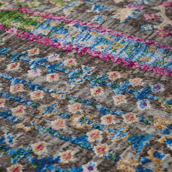 Χαλί (200x250) Βιοκαρπέτ Sonoro KH/79D D.Grey/Blue