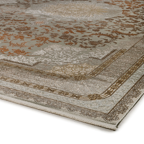 Χαλί (160x230) Βιοκαρπέτ Arcadia 7103A Cream/Brown