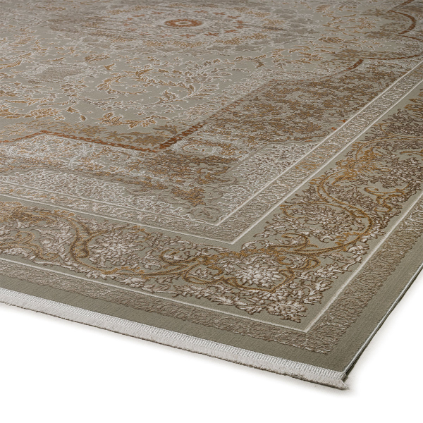 Χαλί Διαδρόμου (80x220) Βιοκαρπέτ Arcadia 7102A Grey/Beige
