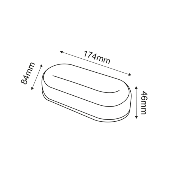 Απλίκα LED Εξωτερικού Χώρου Aca MINA1240