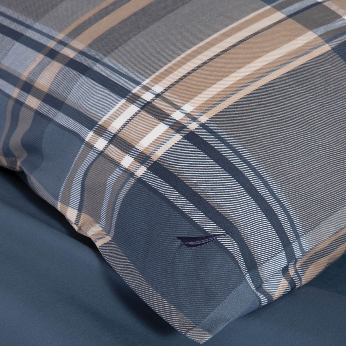 Σεντόνια Υπέρδιπλα (Σετ) Nautica By Nef-Nef Homeware Nau Surface Denim Home Λευκά Είδη Κρεβατοκάμαρας Spitishop