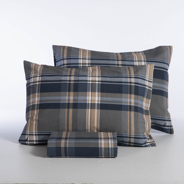 Παπλωματοθήκη Υπέρδιπλη (Σετ 240x220) 2 Όψεων Nautica By Nef-Nef Homeware Nau Surface Denim