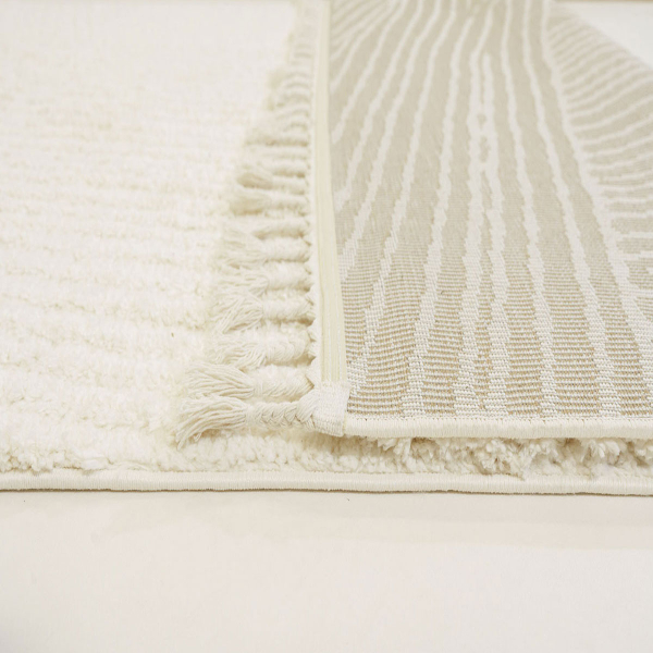 Χαλιά Κρεβατοκάμαρας (Σετ 3τμχ) Ezzo Neve E490A1A Cream