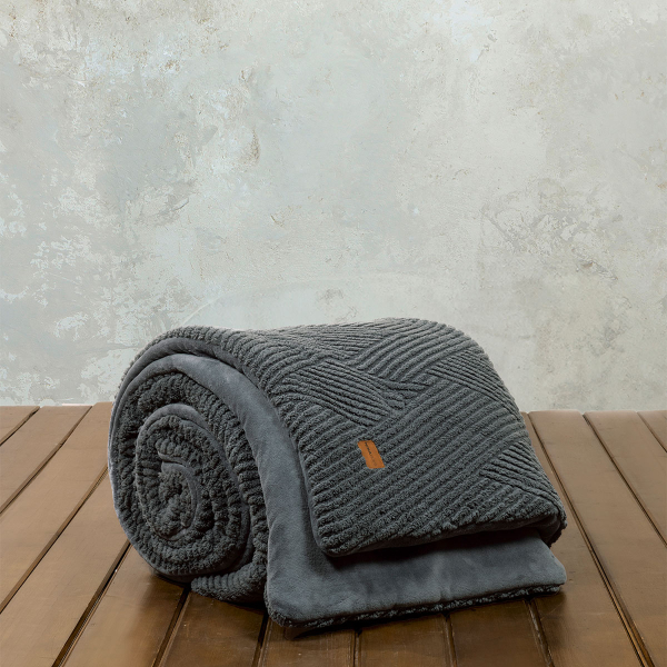 Κουβερτοπάπλωμα Υπέρδιπλο (220x240) Nima Velva D.Grey