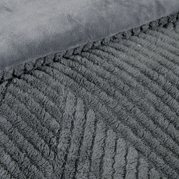 Κουβερτοπάπλωμα Υπέρδιπλο (220x240) Nima Velva D.Grey