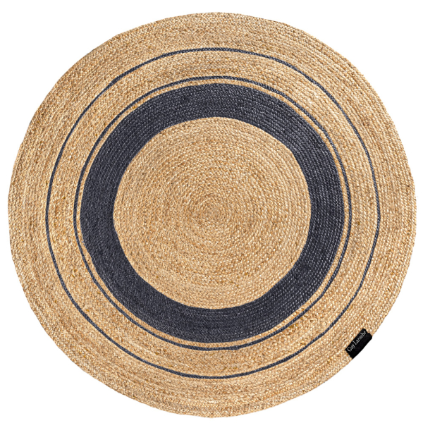 Στρογγυλό Χαλί Καλοκαιρινό (Φ110) Guy Laroche Grande Anthracite