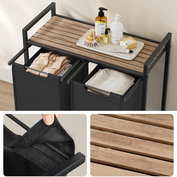 Καλάθια Απλύτων Με Πάγκο (73x33x72) Vasagle BLH201B50