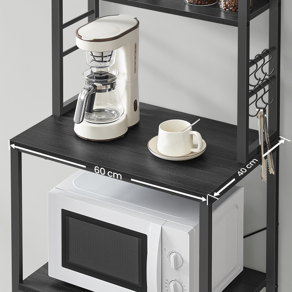 Ραφιέρα Δαπέδου 6 Θέσεων (60x40x167) Vasagle KKS024B22