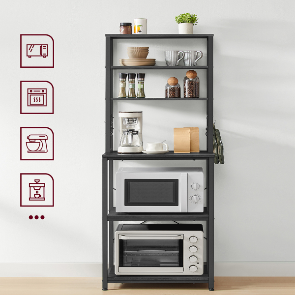 Ραφιέρα Δαπέδου 6 Θέσεων (60x40x167) Vasagle KKS024B22