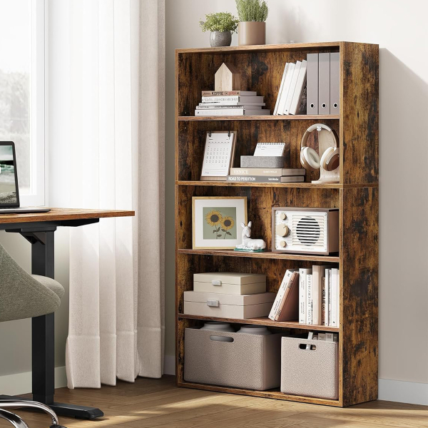 Βιβλιοθήκη Δαπέδου 5 Θέσεων (76x24x134.2) Vasagle LBC175X01V1