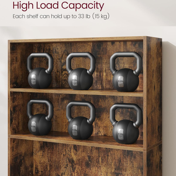 Βιβλιοθήκη Δαπέδου 5 Θέσεων (76x24x134.2) Vasagle LBC175X01V1