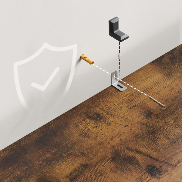 Βιβλιοθήκη Δαπέδου 5 Θέσεων (76x24x134.2) Vasagle LBC175X01V1