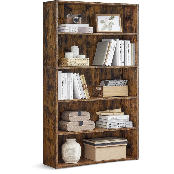 Βιβλιοθήκη Δαπέδου 5 Θέσεων (76x24x134.2) Vasagle LBC175X01V1