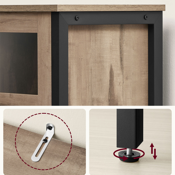 Μπουφές (100x35x75) Vasagle LSC099K02