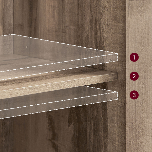 Μπουφές (100x35x75) Vasagle LSC099K02