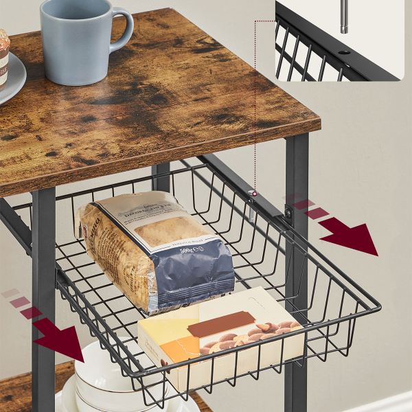 Ραφιέρα Δαπέδου 6 Θέσεων (90x40x132) Vasagle KKS35X