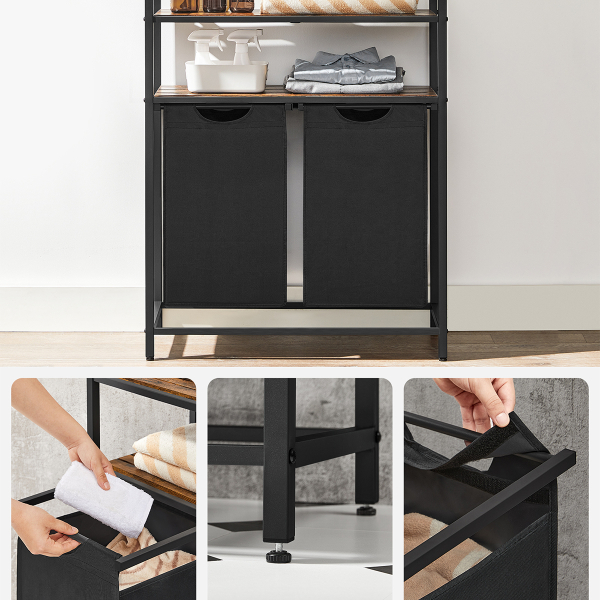 Καλάθια Απλύτων Με 2 Ράφια (73x33x72) Vasagle BLH211B01