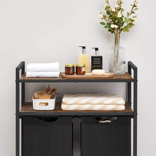 Καλάθια Απλύτων Με 2 Ράφια (73x33x72) Vasagle BLH211B01