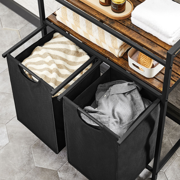 Καλάθια Απλύτων Με 2 Ράφια (73x33x72) Vasagle BLH211B01