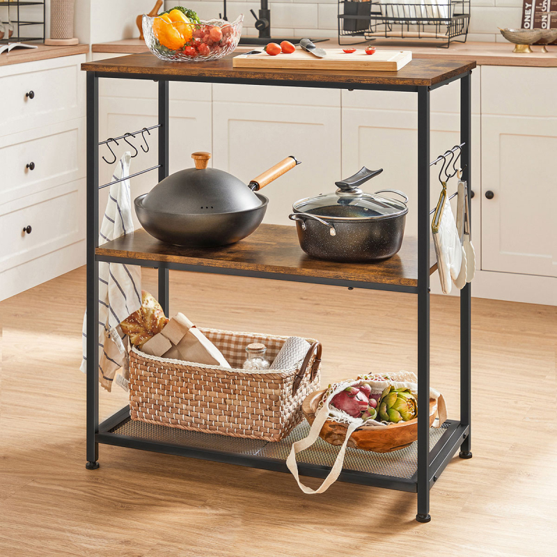 Ραφιέρα Δαπέδου 3 Θέσεων (80x40x90) Vasagle KKI002B01