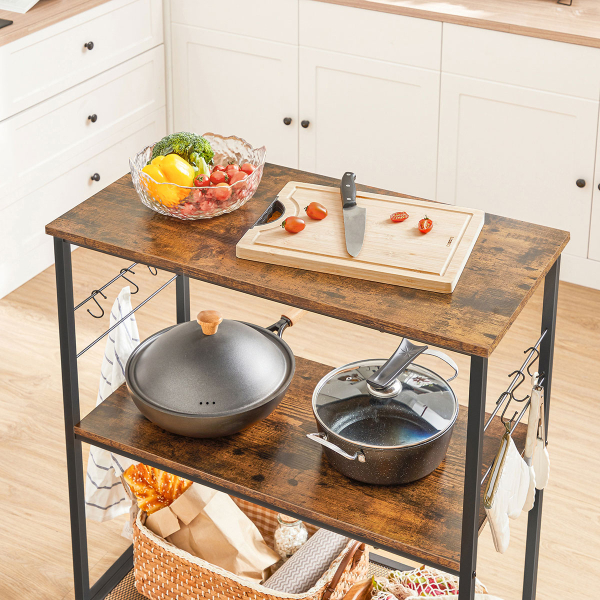 Ραφιέρα Δαπέδου 3 Θέσεων (80x40x90) Vasagle KKI002B01